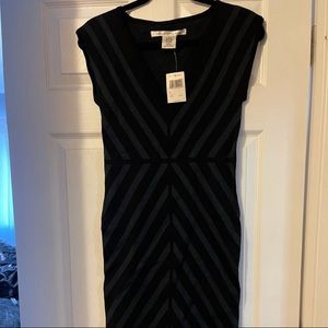 MaxStudio Stripped Fit Dress